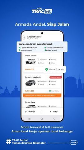 TRACtoGo: Rental Mobil & Bus для Android — скриншот 4