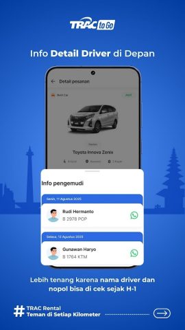 TRACtoGo: Rental Mobil & Bus для Android — скриншот 5
