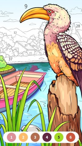 Цвет по номеру: Раскраски для Android — скриншот 4