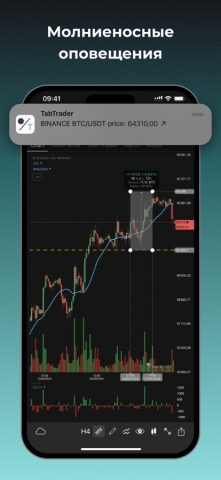 TabTrader — крипто терминал для iOS — скриншот 2