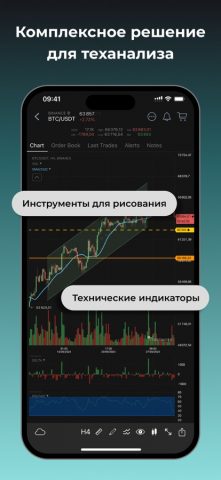 TabTrader — крипто терминал для iOS — скриншот 5