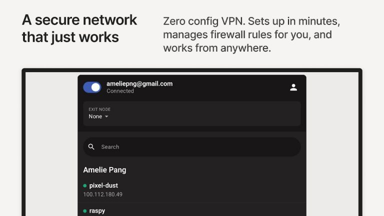 Tailscale для Android — скриншот 5