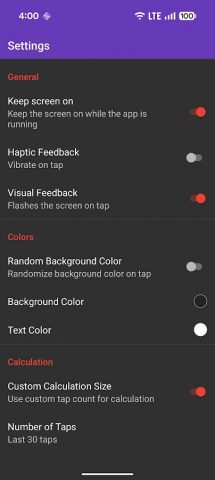 Tap BPM Finder & Metronome для Android — скриншот 4