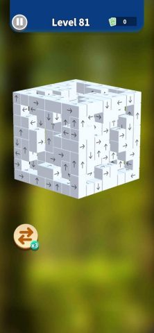 Tap to Unblock 3d Cube Away — скриншот 2