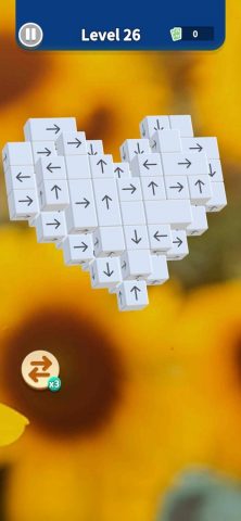 Tap to Unblock 3d Cube Away — скриншот 3