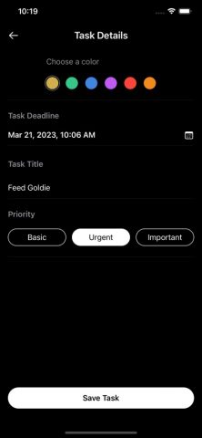 Task Manager X для iOS — скриншот 2