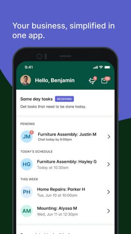 Tasker by Taskrabbit для Android — скриншот 3