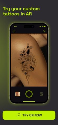 Tattoo Design Maker Inksight для iOS — скриншот 3