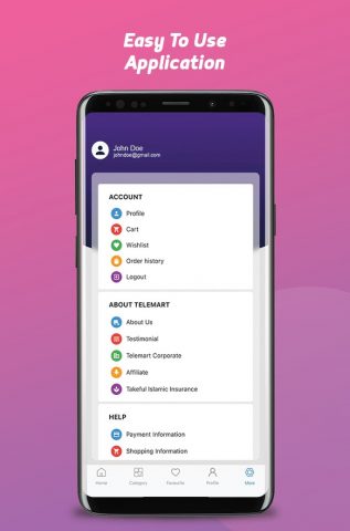 Telemart — Online Shopping App для Android — скриншот 3