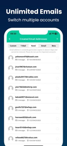 Temp Mail Pro — Multiple Email для iOS — скриншот 3