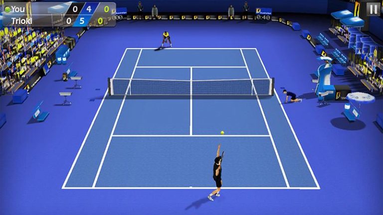 Теннис пальцем 3D — Tennis — скриншот 1