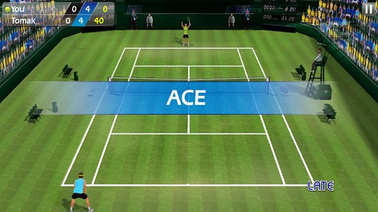 Теннис пальцем 3D — Tennis — скриншот 2