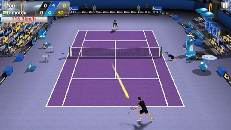 Теннис пальцем 3D — Tennis — скриншот 4