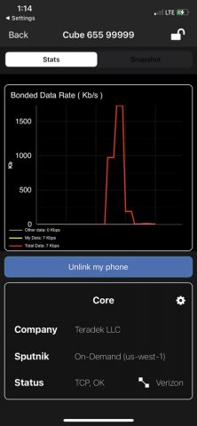 Teralink для iOS — скриншот 2