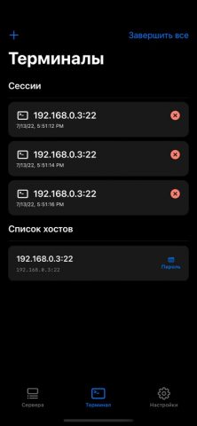 Terminal# для iOS — скриншот 2