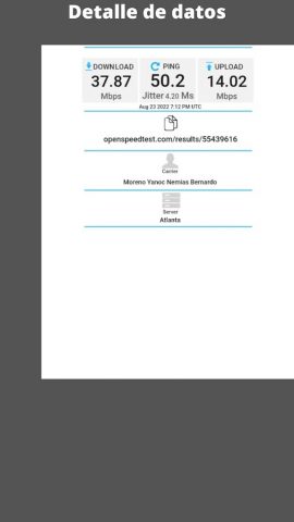 Test de Velocidad для Android — скриншот 3