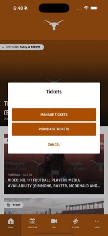 Texas Longhorns для iOS — скриншот 4