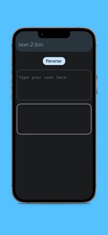 Text-To-Binary Converter для iOS — скриншот 1