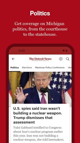 The Detroit News: Local News для Android — скриншот 5