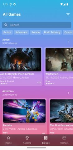 The Game Browser для Android — скриншот 5