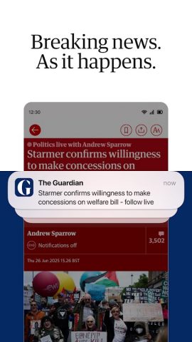 The Guardian — UK & World News для Android — скриншот 2