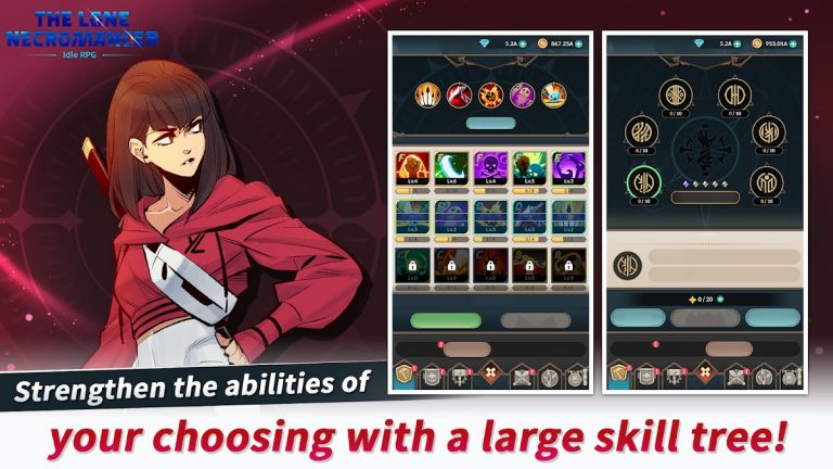 Одинокий некромант: Idle RPG для Android — скриншот 2