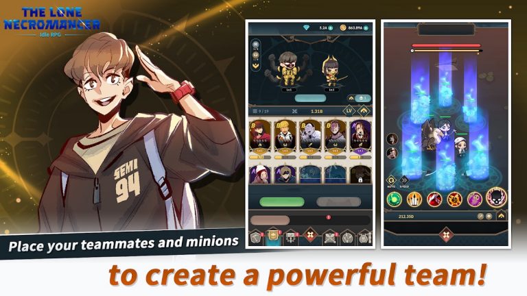 Одинокий некромант: Idle RPG для Android — скриншот 3