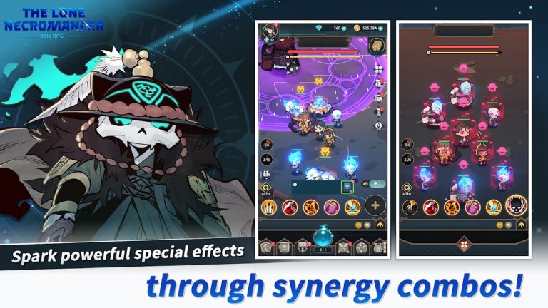Одинокий некромант: Idle RPG для Android — скриншот 4