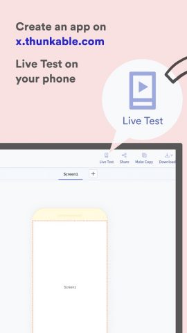 Thunkable Live для Android — скриншот 1