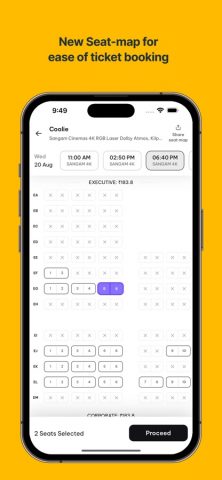 TicketNew: Book Movie Tickets для iOS — скриншот 3