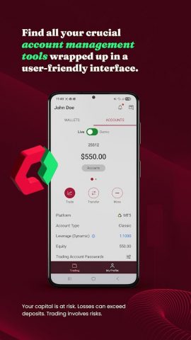 Tickmill для Android — скриншот 1