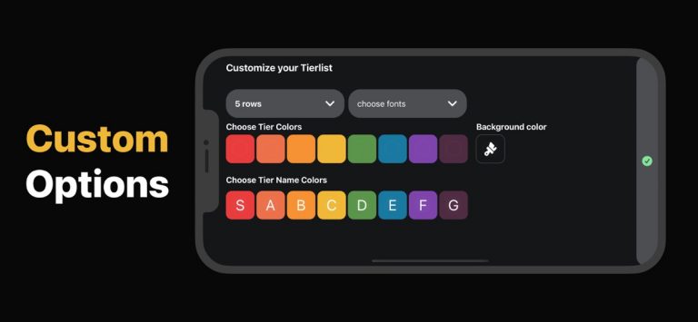 Tier List Maker для iOS — скриншот 3
