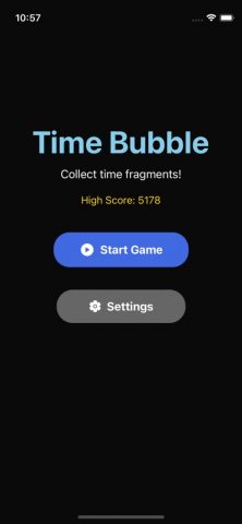 Time Bubble Game для iOS — скриншот 2