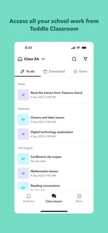 Toddle Student для iOS — скриншот 5