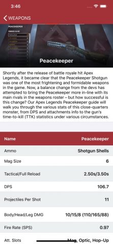 Tracker for Apex Legends для iOS — скриншот 5