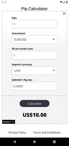 Trading Tools Pro для Android — скриншот 4