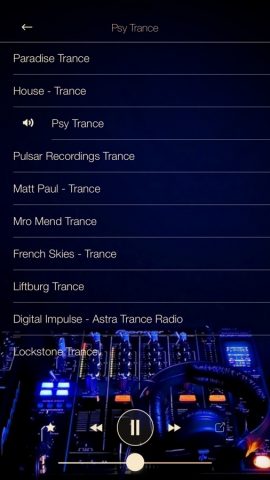 Trance MUSIC Online Radio для iOS — скриншот 4