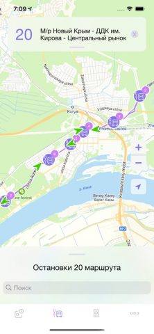 Транспорт Пермского края для iOS — скриншот 2