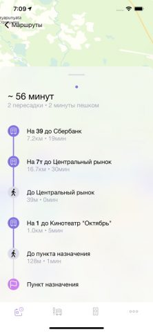 Транспорт Пермского края для iOS — скриншот 3