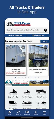 TruckPaper: Trucks For Sale для Android — скриншот 1