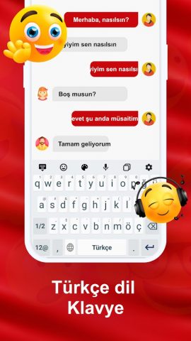Turkish Language Keyboard для Android — скриншот 1