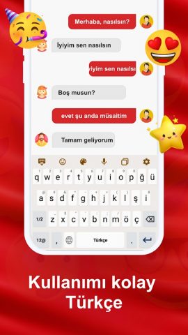 Turkish Language Keyboard для Android — скриншот 2