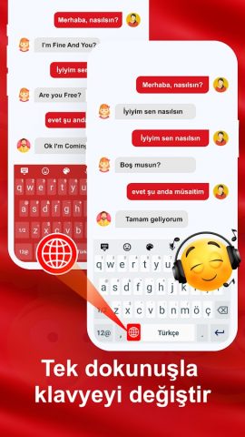 Turkish Language Keyboard для Android — скриншот 4