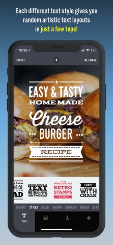 Typorama: Text on Photo Editor для iOS — скриншот 4