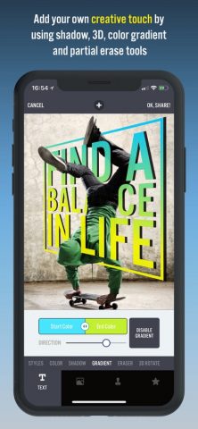 Typorama: Text on Photo Editor для iOS — скриншот 5