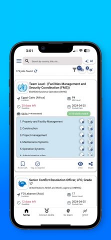 UN jobs для iOS — скриншот 2