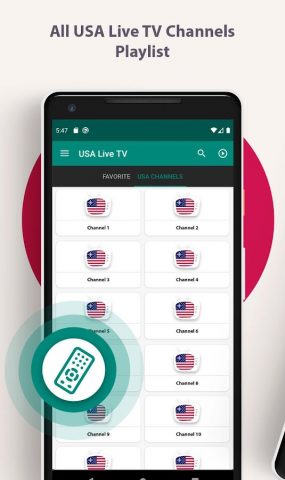 USA — Live TV (Entertainment) для Android — скриншот 3