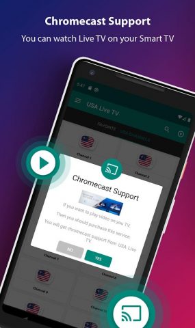 USA — Live TV (Entertainment) для Android — скриншот 4