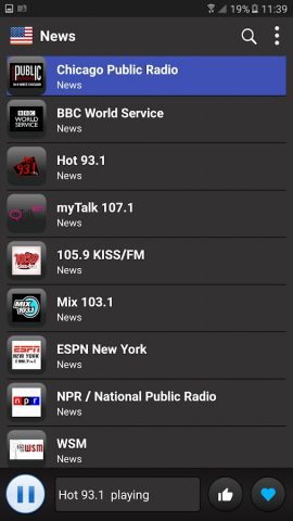 USA Radio  — AM FM Online для Android — скриншот 4