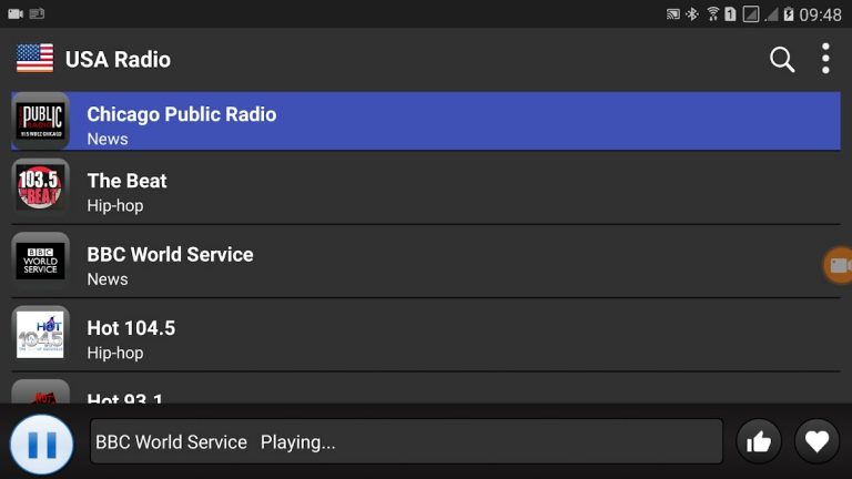 USA Radio  — AM FM Online для Android — скриншот 5